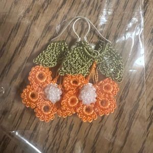 Hand made colorful earrings